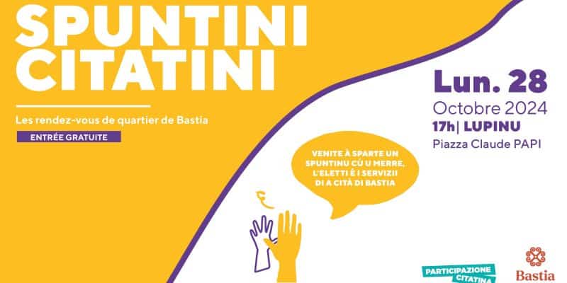 Cultura : Sta settimana in Bastia