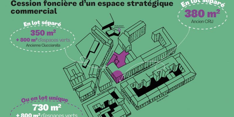 Cession en lots unique ou séparé de deux propriétés communales en vue d’un projet de redynamisation et de revitalisation en coeur de ville